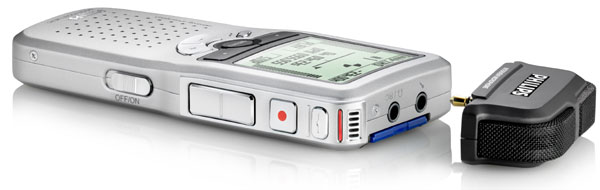 DPM 955 mit Interviewmikrofon zum Aufstecken