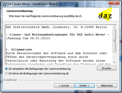 DAZ Mover - Installation
