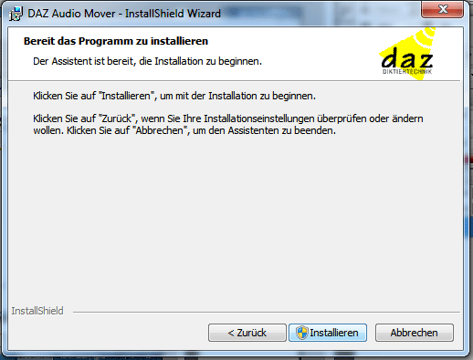 DAZ Mover - Installation